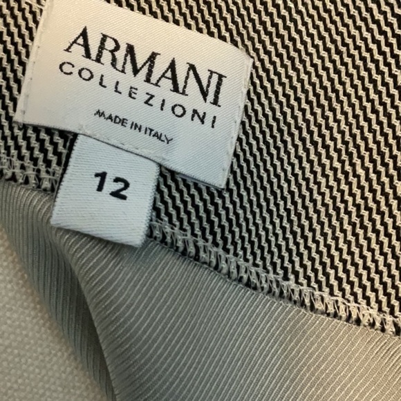 Armani gray patterned dress size 12 - Picture 4 of 5